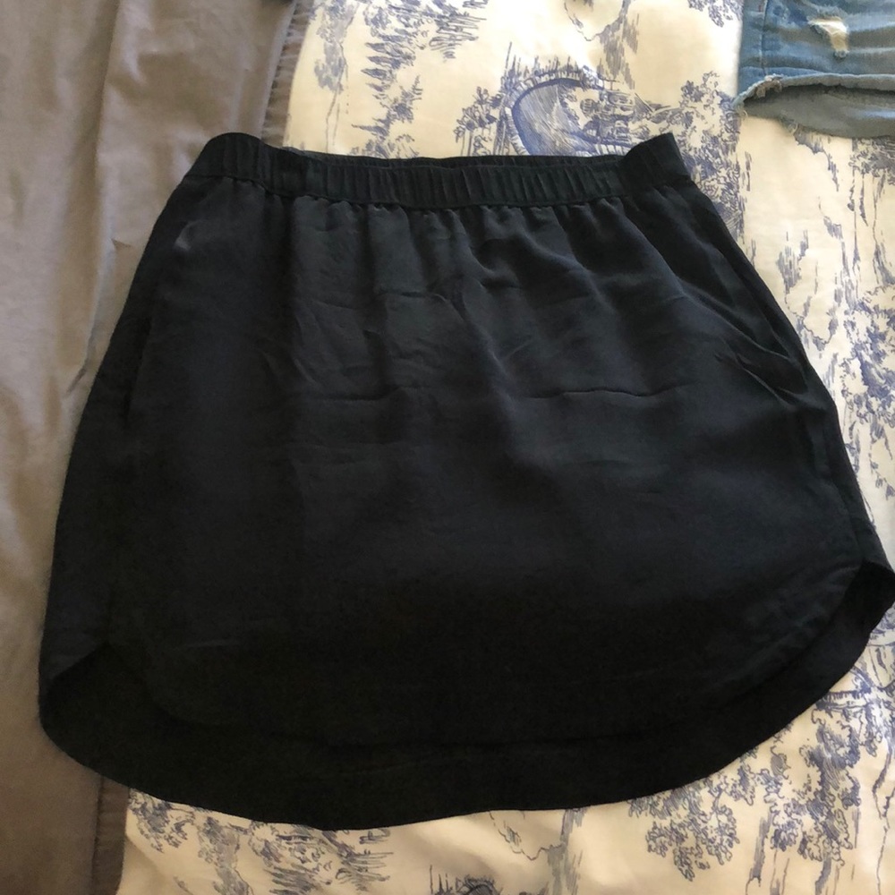 Madewell Black Skirt